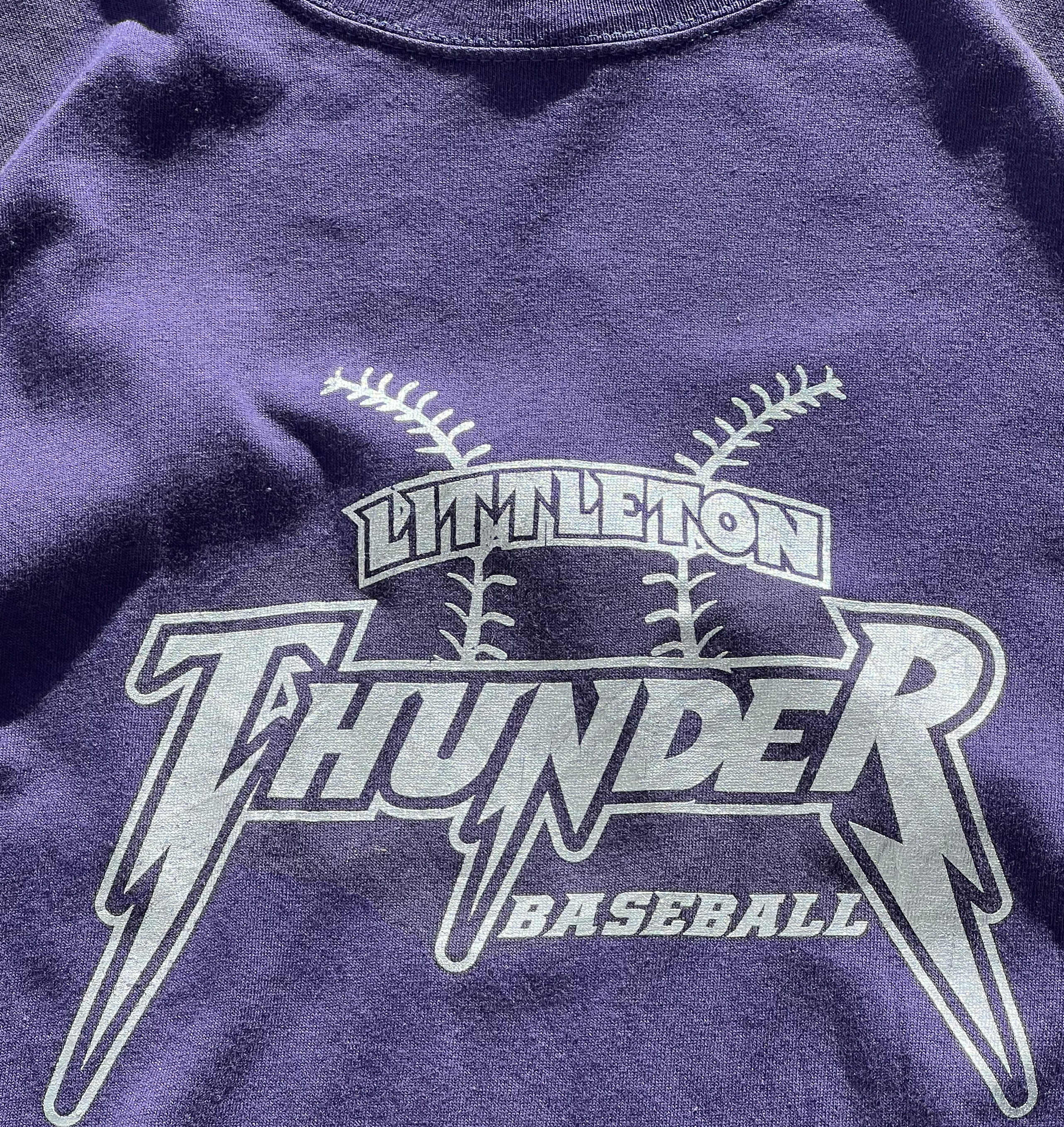 XL - Vintage Thunder Baseball Tee