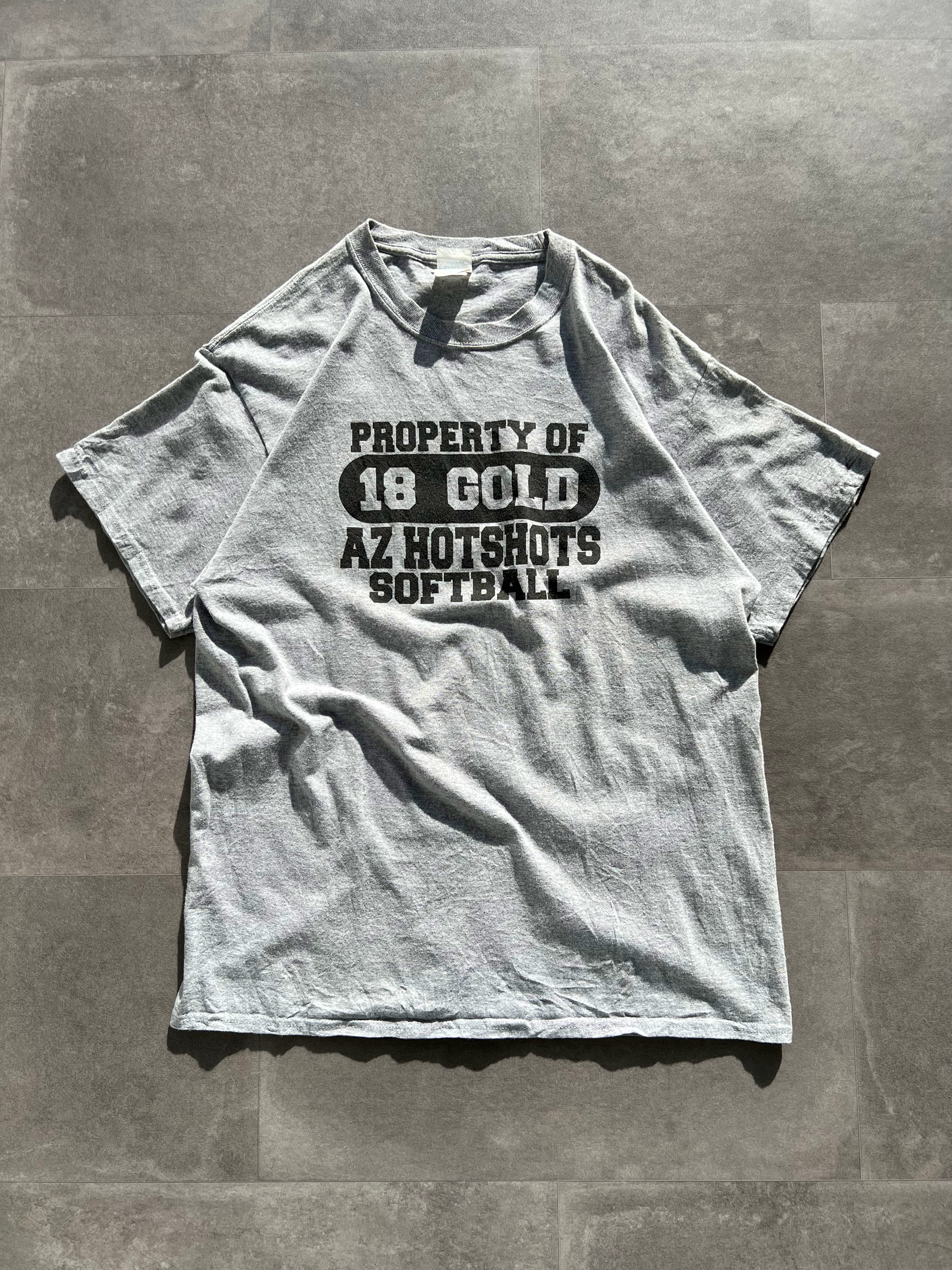 L - Vintage grey tee