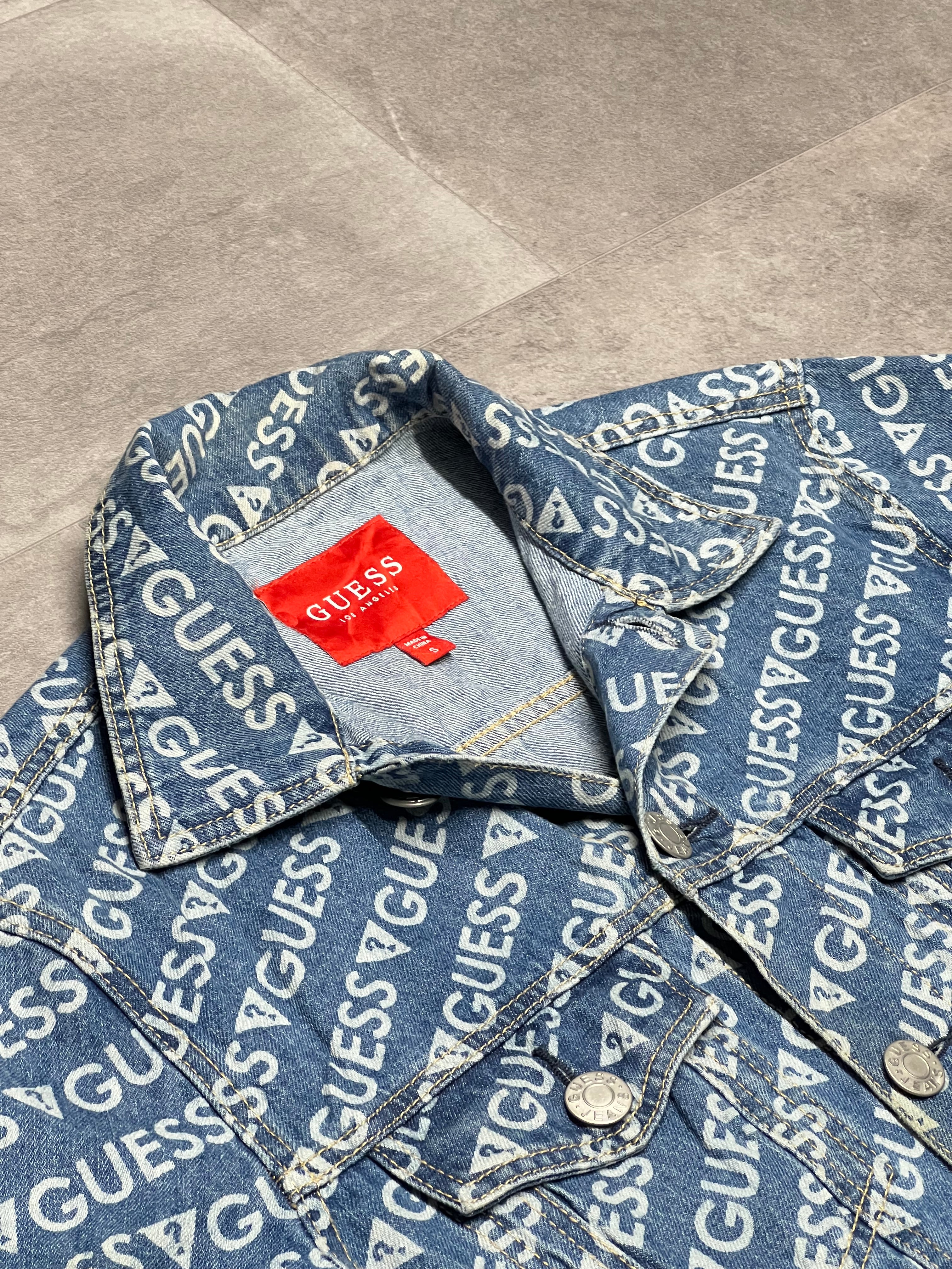 S - Vintage Denim Jacket - Guess 