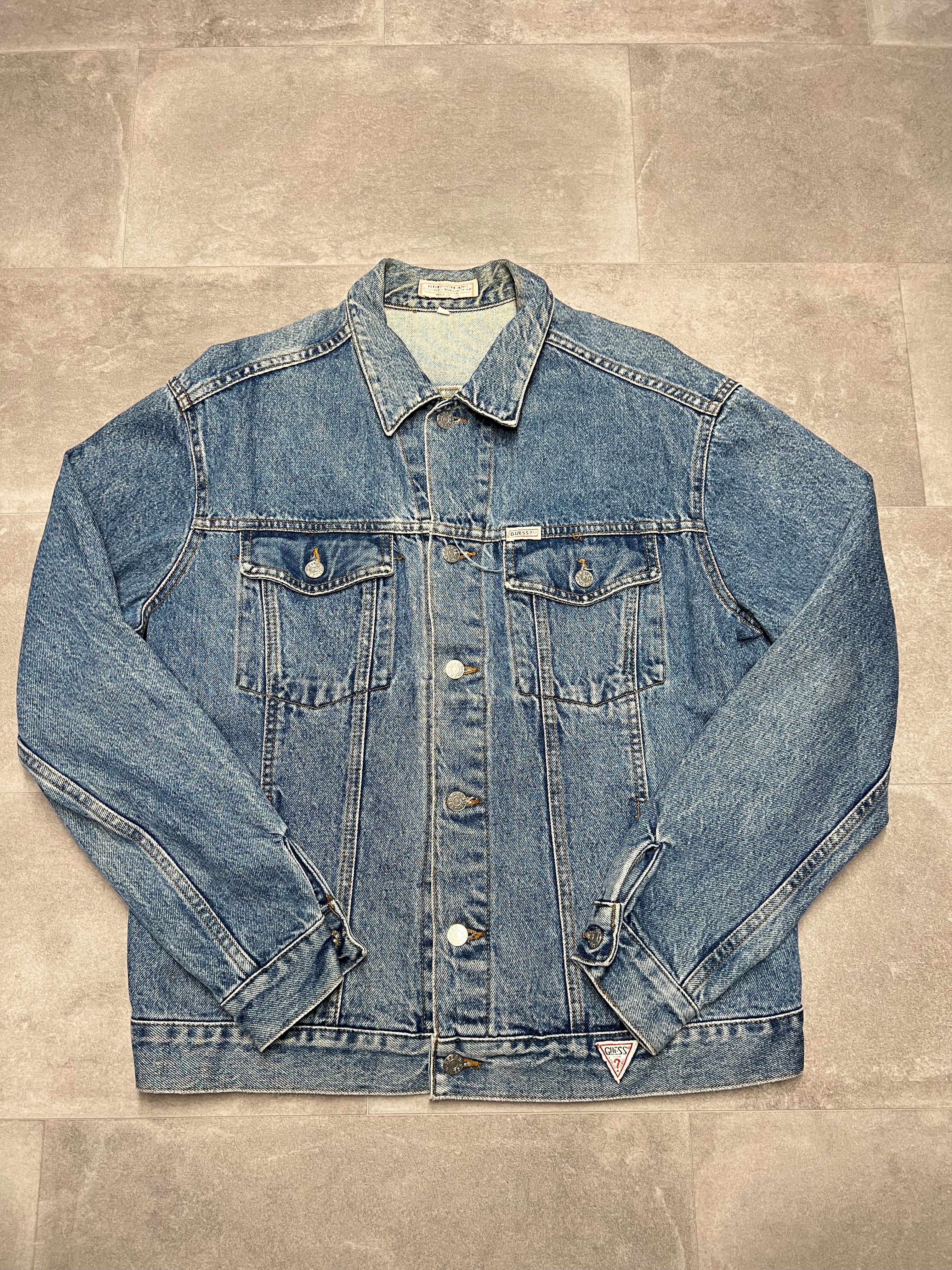 XL - Vintage Denim Jacket - Guess USA